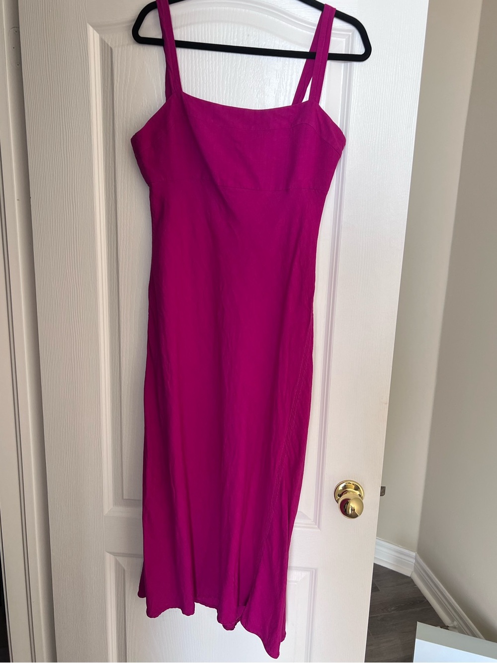 Fuschia Midi Dress from Massimo Dutti